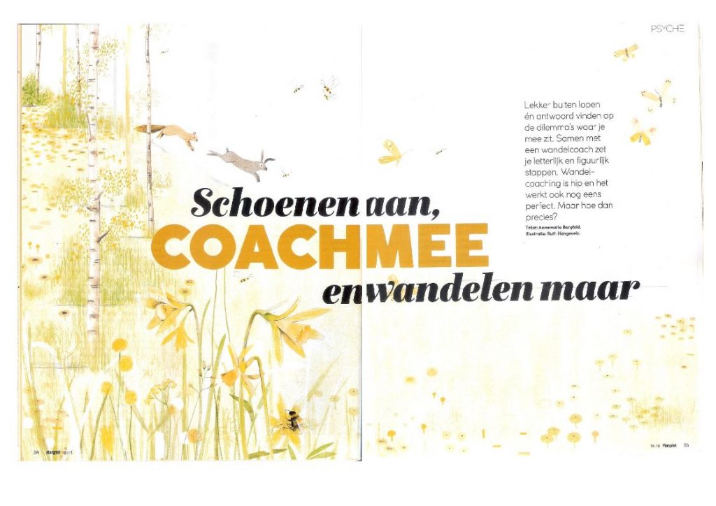 Interview in Margriet over Wandelcoaching