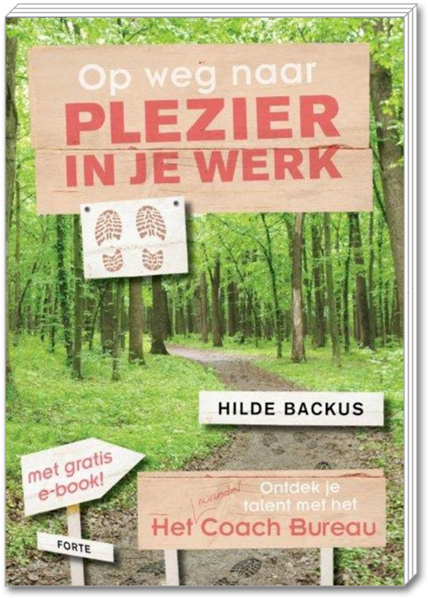 Op weg naar plezier in je werk, door Hilde Backus Coach Boek Plezier in je werk