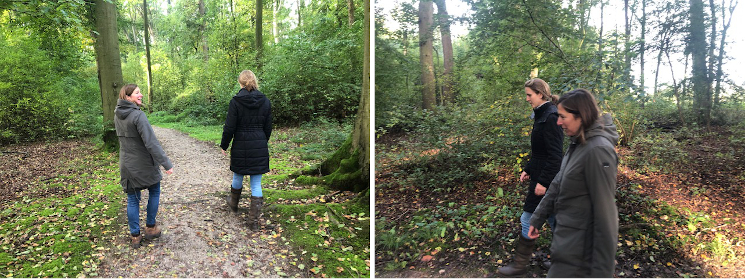 Synchronie samen wandelen