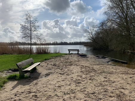 Gaasperplas zandstrand Oda Salomons wandelcoach