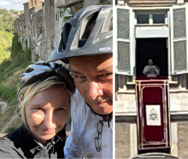 Fietstocht naar Rome paus levenslessen Hilde Backus