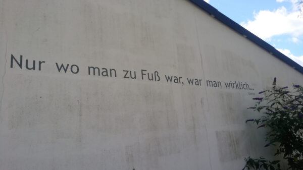 Nur wo man zu fuss war Pieterpad wandelinspiratie