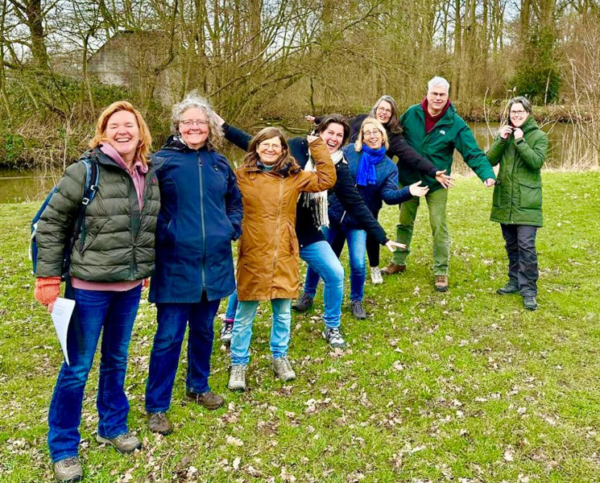 Oda Salomons in wandelcoach-training