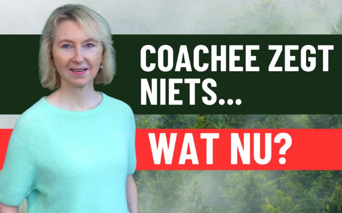 Help, mijn coachee is zo stil